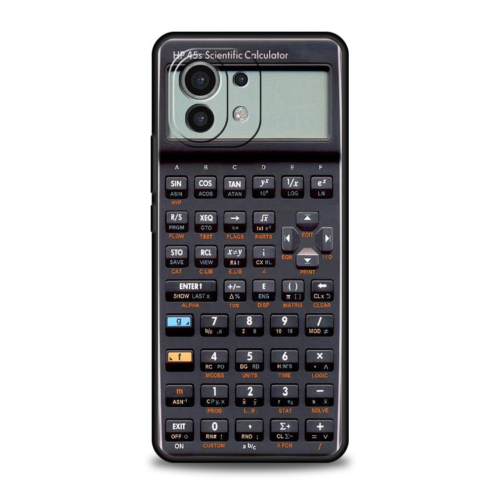 Ретро-чехол-телефон-калькулятор для Xiaomi Mi 15 14 14T 13T 12T Pro 12 13 11 Lite 5G 11T Poco X6 X7 X5 Pro Мягкий ТПУ чехол