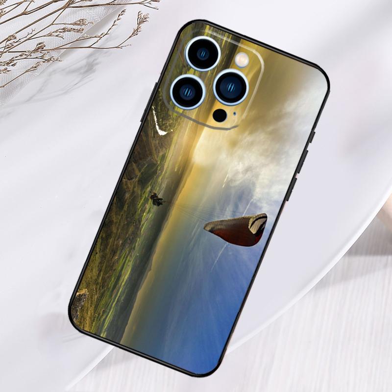 Paragliding Sport Phone Case For iPhone 17 Pro Max 15 14 13 12 11 16 Pro Max Plus 12 13 Mini 16e 17 Air Cover