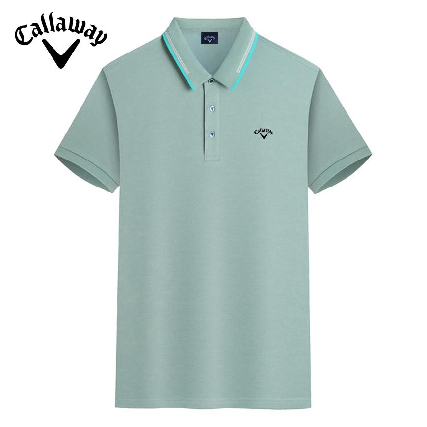 Callaway Лето 2025 года, новая вышитая рубашка поло для бизнеса, отдыха на открытом воздухе, для пар
