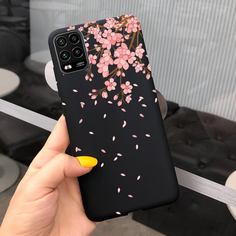 For Xiaomi Mi 10 Lite 5G Case Cute Cartoon Cow Soft-Touch Silicone Bag Back Cover For Xiomi Mi 10 Lite 5G Protector Bumper Funda