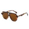 New large-frame sunglasses, European and American fashion men's and women's toad glasses, simple retro party trendy sunglasses