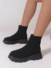 Fashion 2025 New Women Luxury Plus Size Women's Boots Couple Socks Shoes Women's Thick Bottom Casual Knitted Ankle Boots