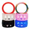 6Pcs/set Multiple Color Silicone Ring Bands Silicone Anti Slip Rubber Bands Reusable Anti-Lost Hollow Silicone Band Ring