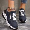 2025 Осень Европейские и американские повседневные спортивные туфли - Женские универсальные модные кроссовки большого размера