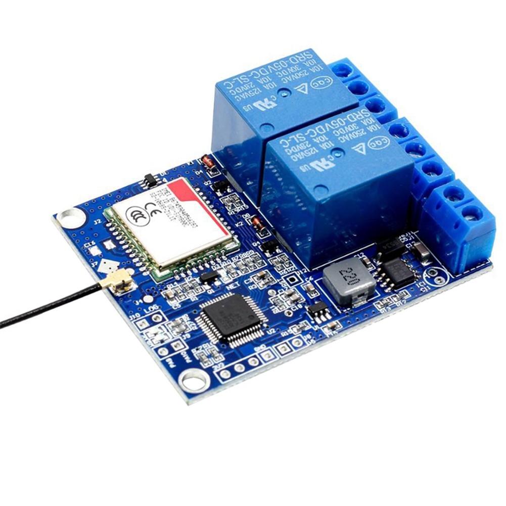 Industry Commerce-GSM 2 Channel Relay Module SMS Remote Control Switch