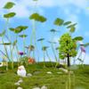 Rural Style Sakura Miniatures Plastic Simulation Trees Landscape Micro Figurines   Yard