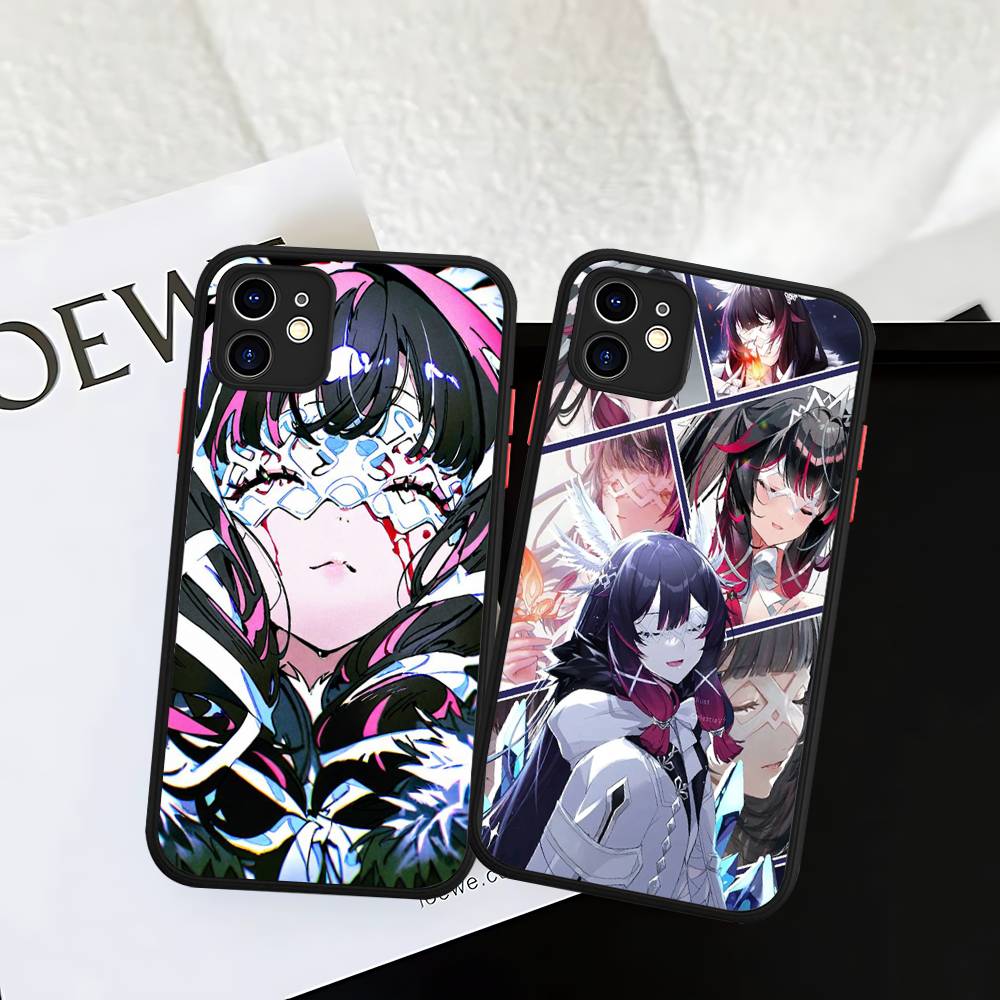 Genshin Impact Columbina For IPhone 11 12 13 14 15 16 Pro Max Plus Matte Translucent Phone Cover