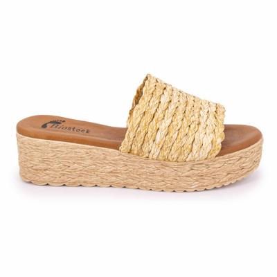 Шлёпанцы на платформе rafia 10 63187 t36/41 Женщина