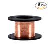 5pcs 0.1mm Enameled Wire Copper Winding Wire Enamelled Repair Wire Length 12m