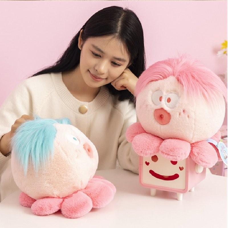 Cute Plush Octopus Doll Adorable Soft Toy With Colorful Design And Comfortable Filling