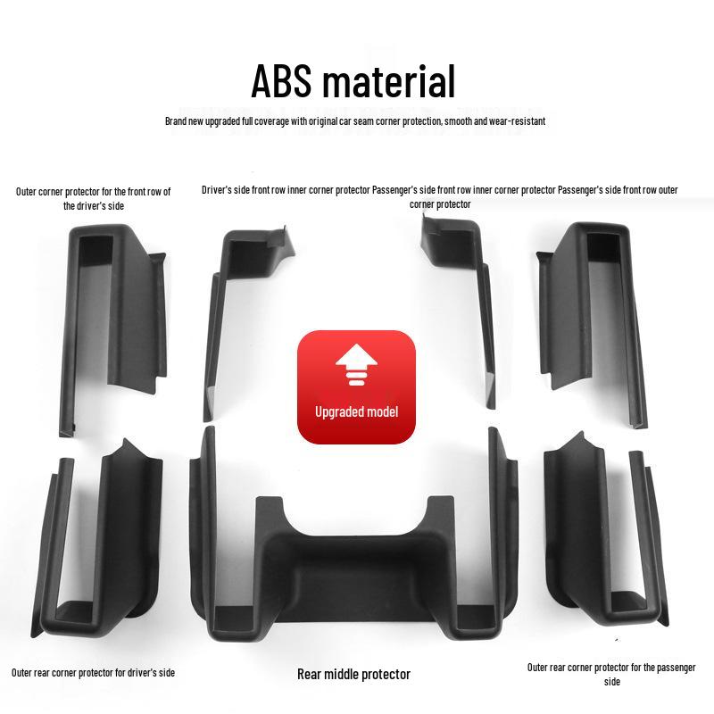 Tesla Model Y Under-Seat Slider Kick Protection Cover for Rear Door Sill