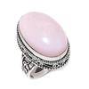 Pink Opal Gemstone 925 Sterling Silver Jewelry Ring Size 10.5
