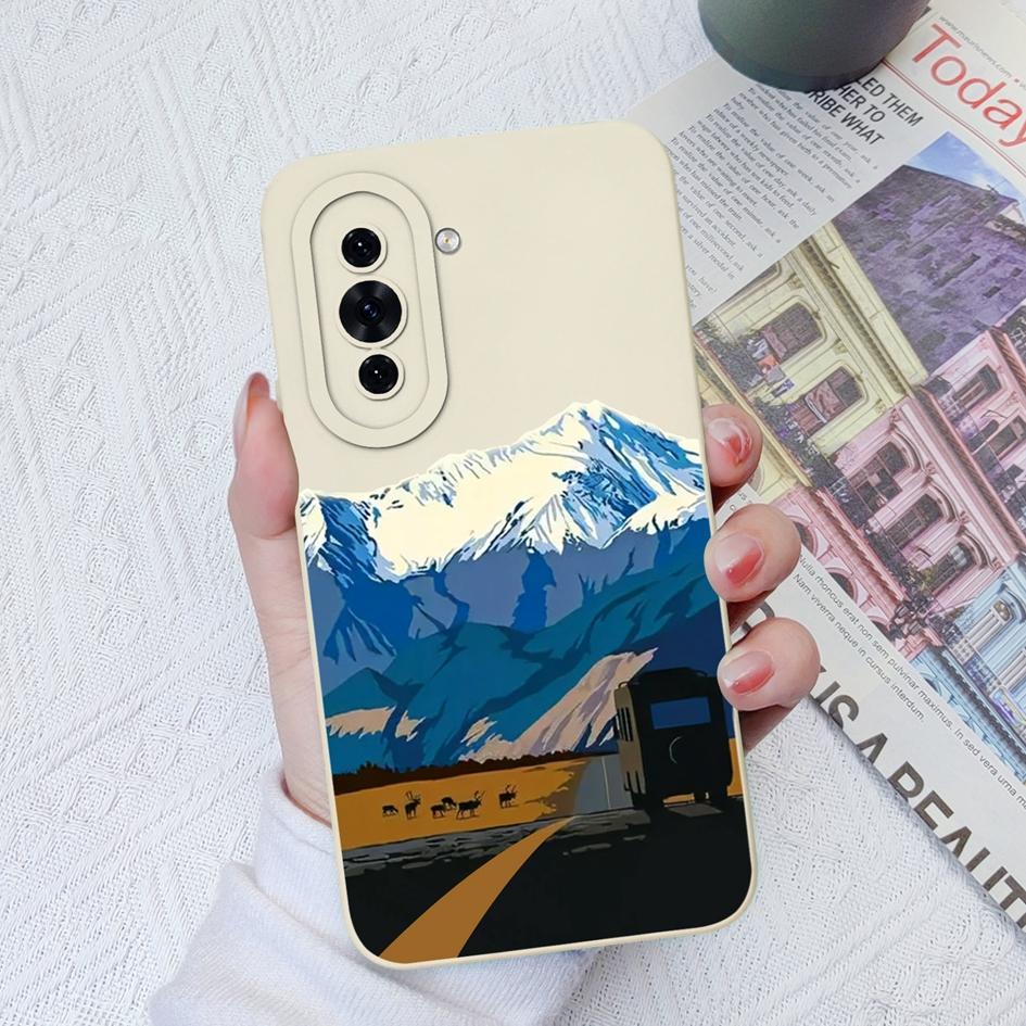 For Huawei P30 P40 Lite Nova 8i 6 7 9 10 11 Pro Y61 Phone Case Fashion Black White Soft Silicone Shockproof Cover Camera Protection For Huawei Bumper