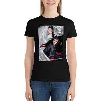 Неукротимый 2019 Плакат Mdzs Футболка Летний Топ Kawaii Одежда Футболки Для Женщин Свободный Покрой