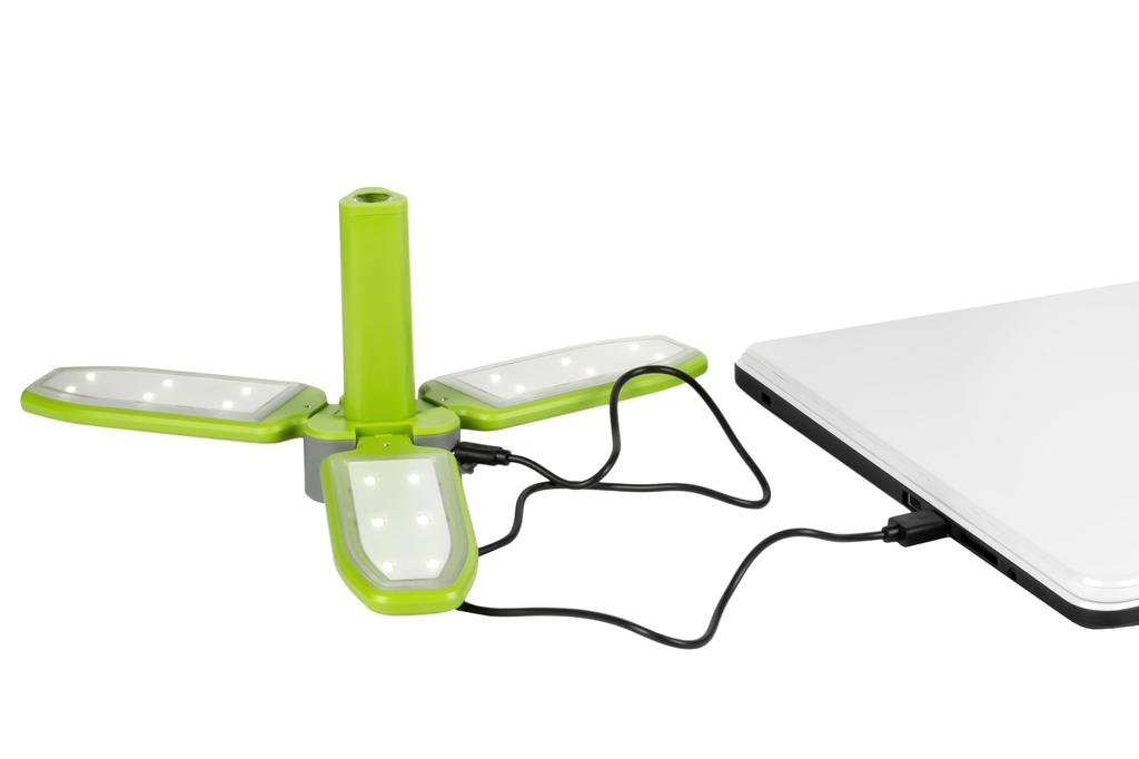 Фонарь на солнечной батарее Kilnex «Лепестки» + powerbank 2600 mah (ip 40)