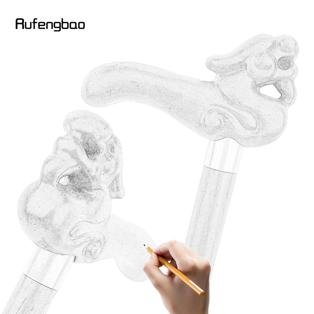 Красный дракон деревянная одношарнирная модная трость декоративная косплейная трость Хэллоуин булава костыль жезл 94 см