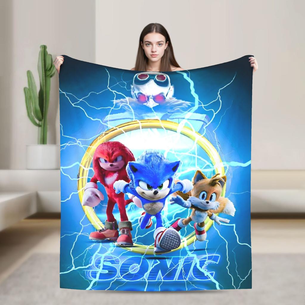 Бронированные Супер Ежик Тень Пледы Фланелевые Потрясающие Дышащие Пледы для Украшения Покрывала