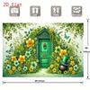 Irish Garden 2D Backdrop, Leprechaun Hat & Floral Photo Background
