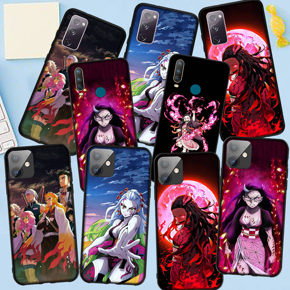 Чехол для iPhone 17 16 15 Xiaomi Poco F8 F7 X7 X6 M8 C85 C75 Redmi Note 14 13 12 11 Pro Max A3 A4 14C 13C 15C Даки Гютаро Незуко Клинок Рассекающий Демонов Танджиро