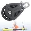 Swivel Pulley Bearing Block Lifting Single Rope Hanging Deck Rigging Sailboat Crane