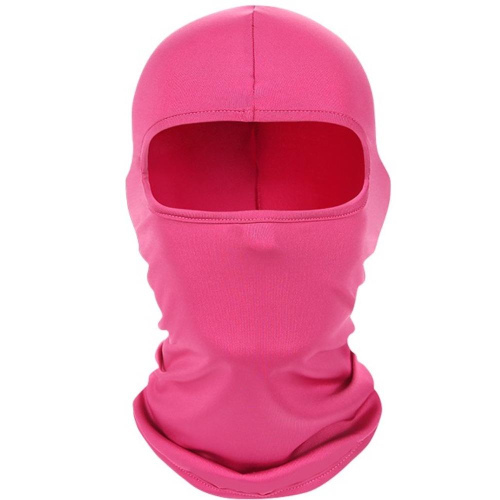 Балаклава с защитой от ультрафиолета, однотонная, полнолицевая велосипедная шапка, новая полнолицевая маска для шеи, унисекс