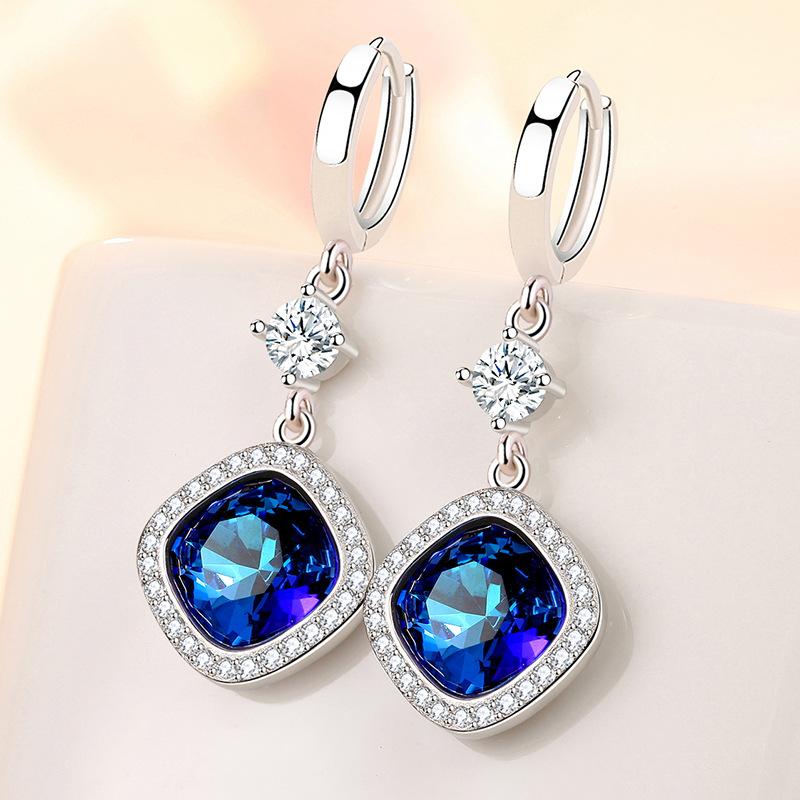 Lindon Zircon Copper Alloy Earrings Drop Earrings For Women Wedding Party Gifts