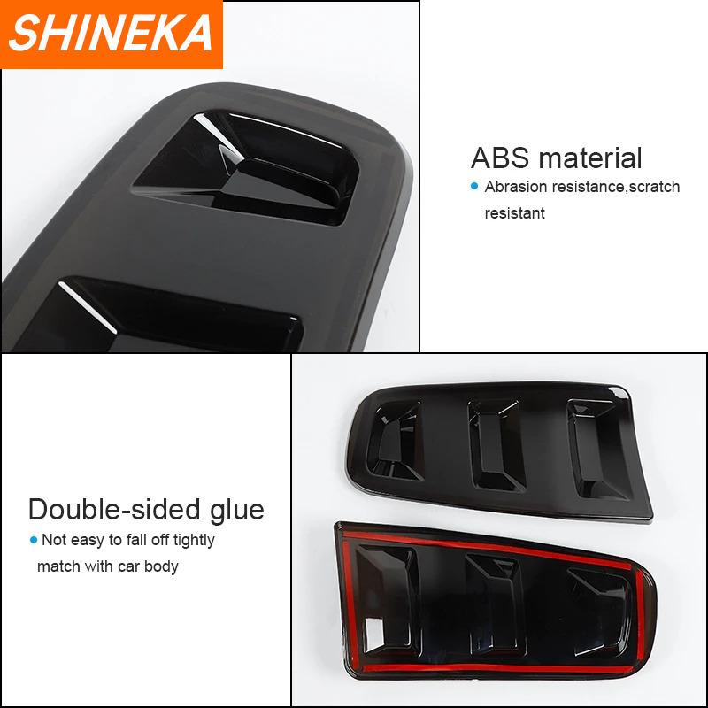 SHINEKA Lamp Hoods For Ford Mustang 2010 2011 2012 2013 2014 Car Rear Taillight Lamp Tail Light Decor Cover Stickers Accessories