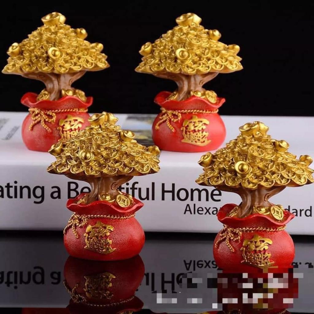 Wealth And Good Luck Feng Shui Money Tree Office Home Table Money Tree Decorations