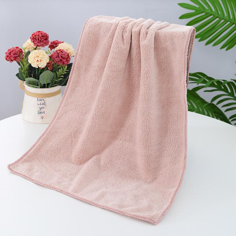 Быстросохнущее полотенце из кораллового флиса без ворса - Впитывающее полотенце для лица и волос, Идеально для домашнего использования или в качестве подарка