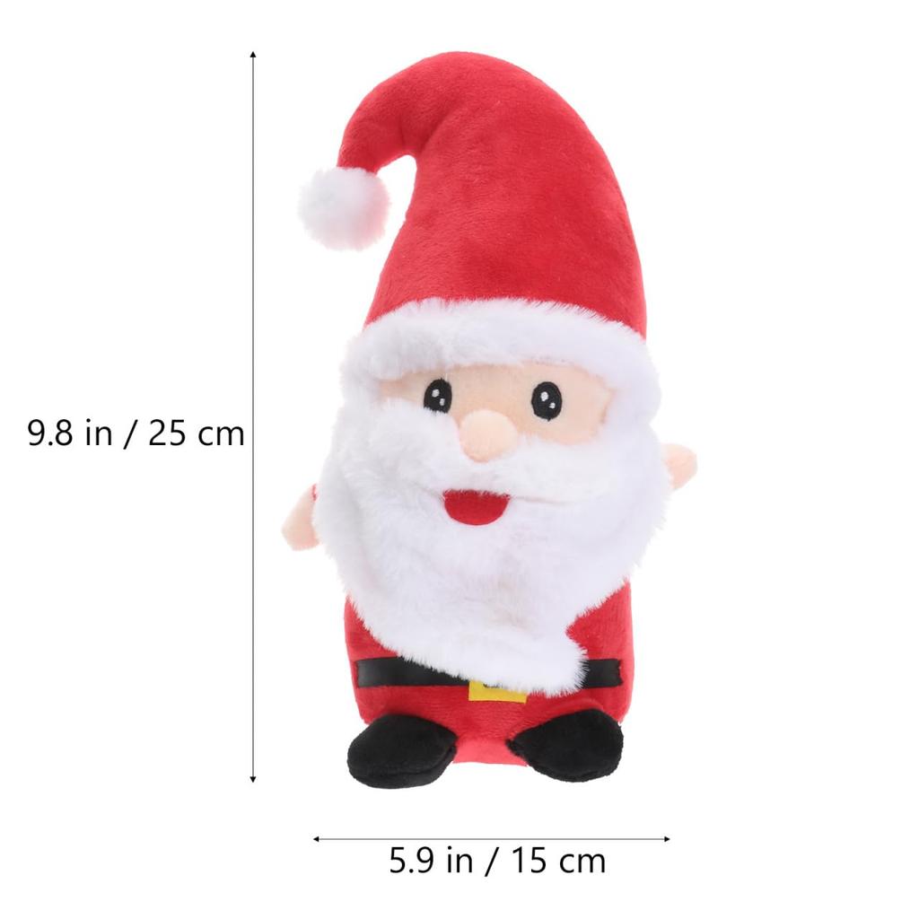 POPETPOP Christmas Santa Claus Shape, Creative, 22cm, Animal Shape, Cartoon, Pacify (Red)