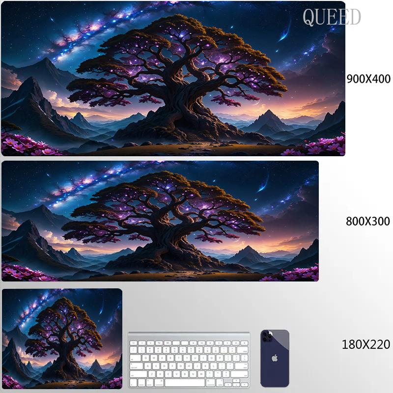 900x400 Коврик для мыши Горный пейзаж Коврик для мыши Большой Мечта Масупад Компьютерные Клавиатурные Коврики ПК Шкаф Настольный Коврик Большой Стол Ковер