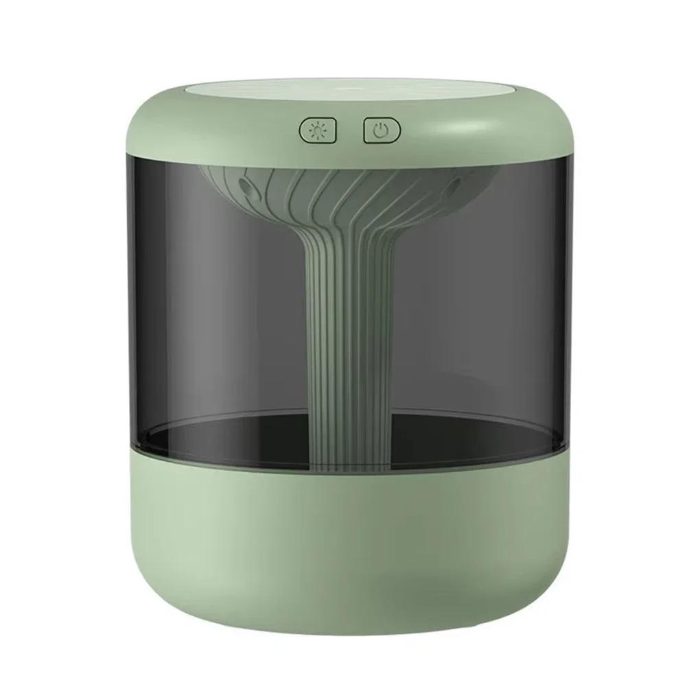 2-скоростной увлажнитель воздуха 1,2 л, высокая емкость, регулируемый, для спальни, офиса, дома, для помещений, настольный диффузор, увлажнитель, туманообразователь