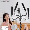 Ambitful Zhijie Светодиодный заполняющий свет с четырьмя кронштейнами для стримеров и бьюти-фотографии