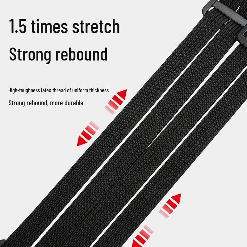 Elastic Motorcycle Bungee Cord: Tie-Down Strap for Rear Seat, Helmet, and Luggage