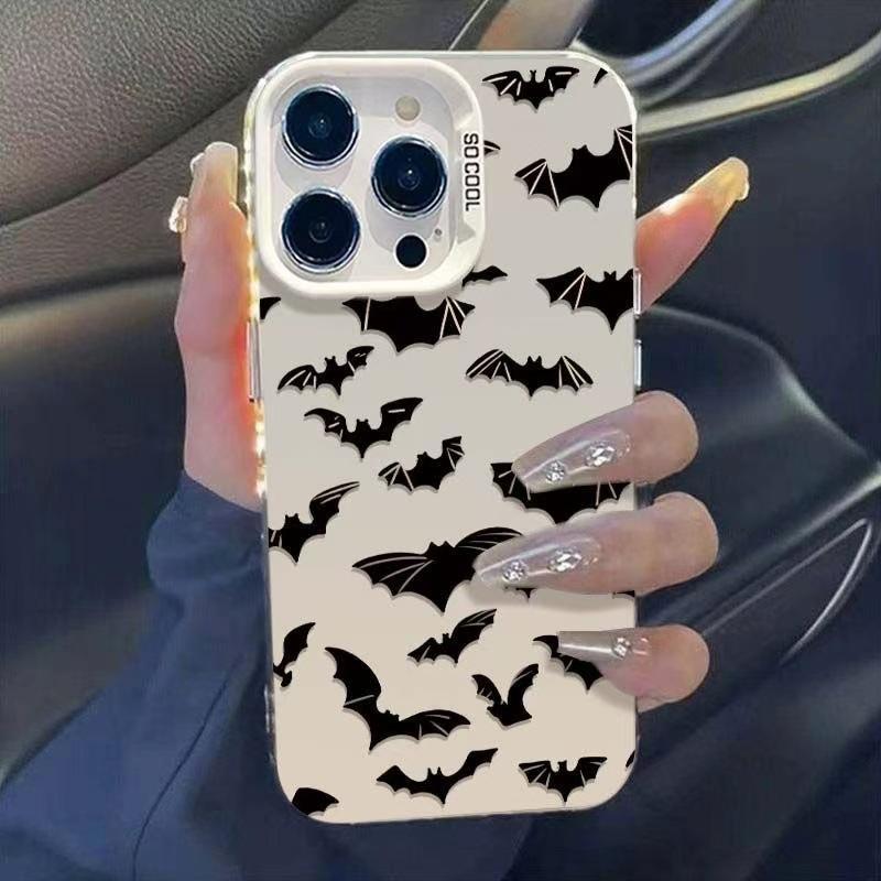 Чехол для телефона Летучая мышь для iPhone 16 и 15 14 13 12 11 Pro Max Plus Mini X XS XR SE 2020 2022 Funda Coque