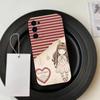 Милый S-Santoro G-Gorjuss Чехол для телефона Черный Силикон Мягкий Для Samsung S25,S24,S21,S22,S23,S30,Ultra,S20,Plus,Fe,Lite
