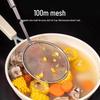 Кухонный скиммер/дуршлаг из нержавеющей стали 304 с сеткой - маленький для хот-пота, большой для жарки