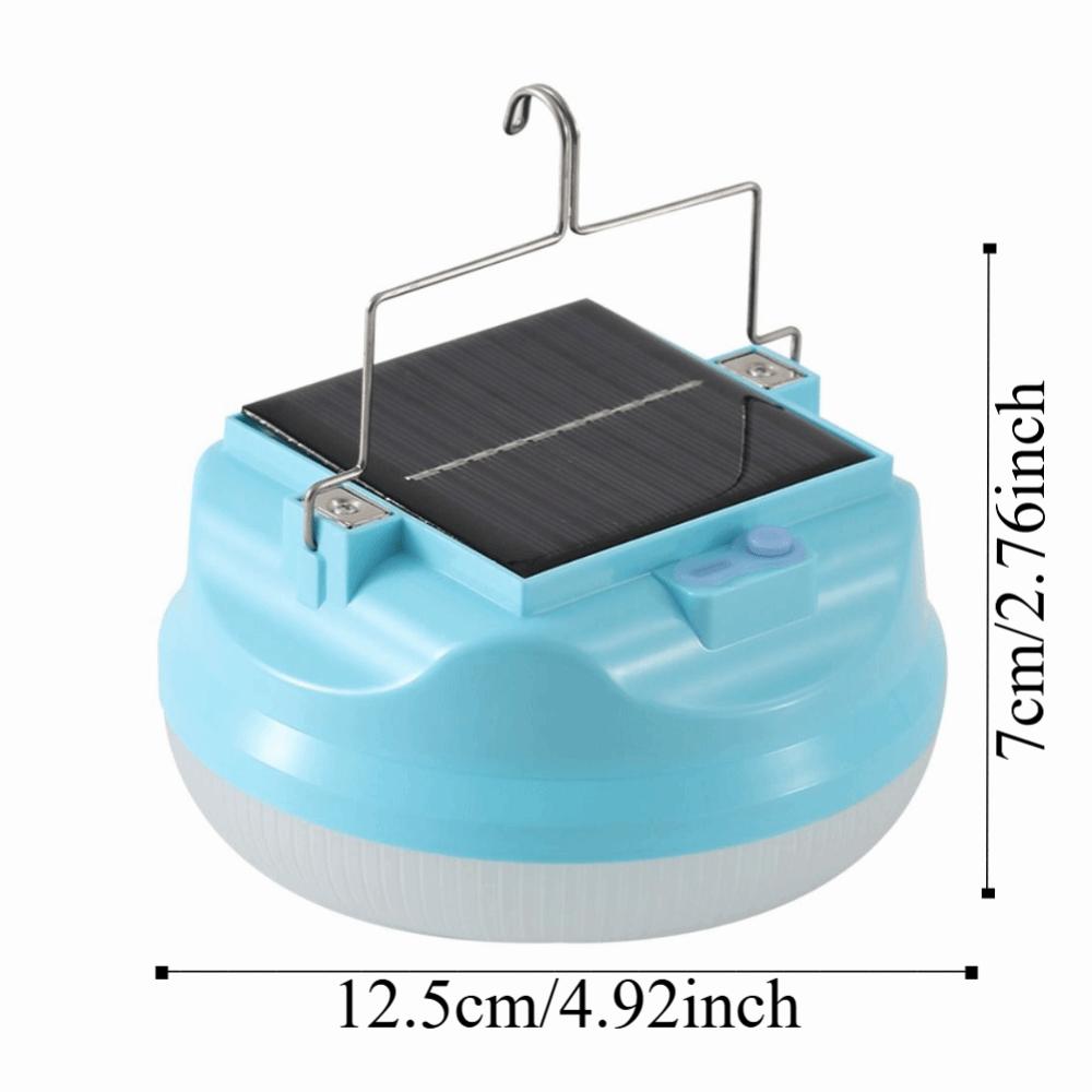3 Lighting Modes Solar Powered LED Camping Light Waterproof Ultra Bright LED Light  Outdoor Camping
