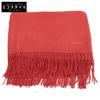 Cashmere/wool Fringe Scarf OrangeUsed