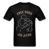 Ropa Hombre Мужская одежда Jiu Jitsu Free Hugs Графические футболки Смешные поговорки Футболка Fighter Футболка Judo Art Новинка Японский стиль Футболки
