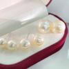 Simple Pearl Earrings for Women with Light Luxury French Temperament High-end Multi-size Ears