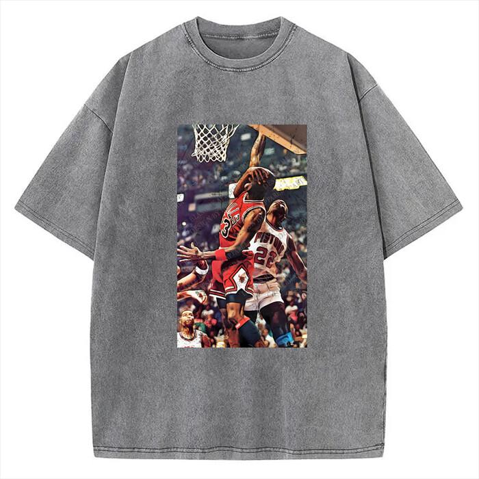 Michael Jordan Hard Foul Jordan Rules s s Vintage Bad Boy Detroit TShirt
