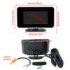 ZMFJH Universal Auto Car Dual Gauge 2 IN 1 LCD Gauge with Sensor Water Temperature+Voltmeter Water Temp Joint Sensor 26-40MM