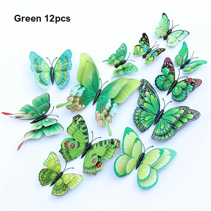 3D Butterfly Wall Decor 12 Pieces for Party Decoration Decoration Terrace Accessories Decoration Wedding 5