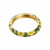 Chinese Style Enamel Flower Bangle Colorful Women's Hand Bracelet Vintage Cloisonne Bangle  Girls
