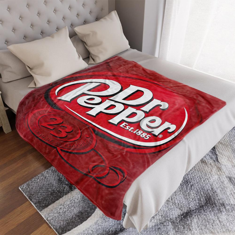 Фланелевое одеяло Dr Pepper Многоцелевое Мягкое Офисное Постельное Белье Плед Плюшевое Тонкое Одеяло Праздничный Подарок