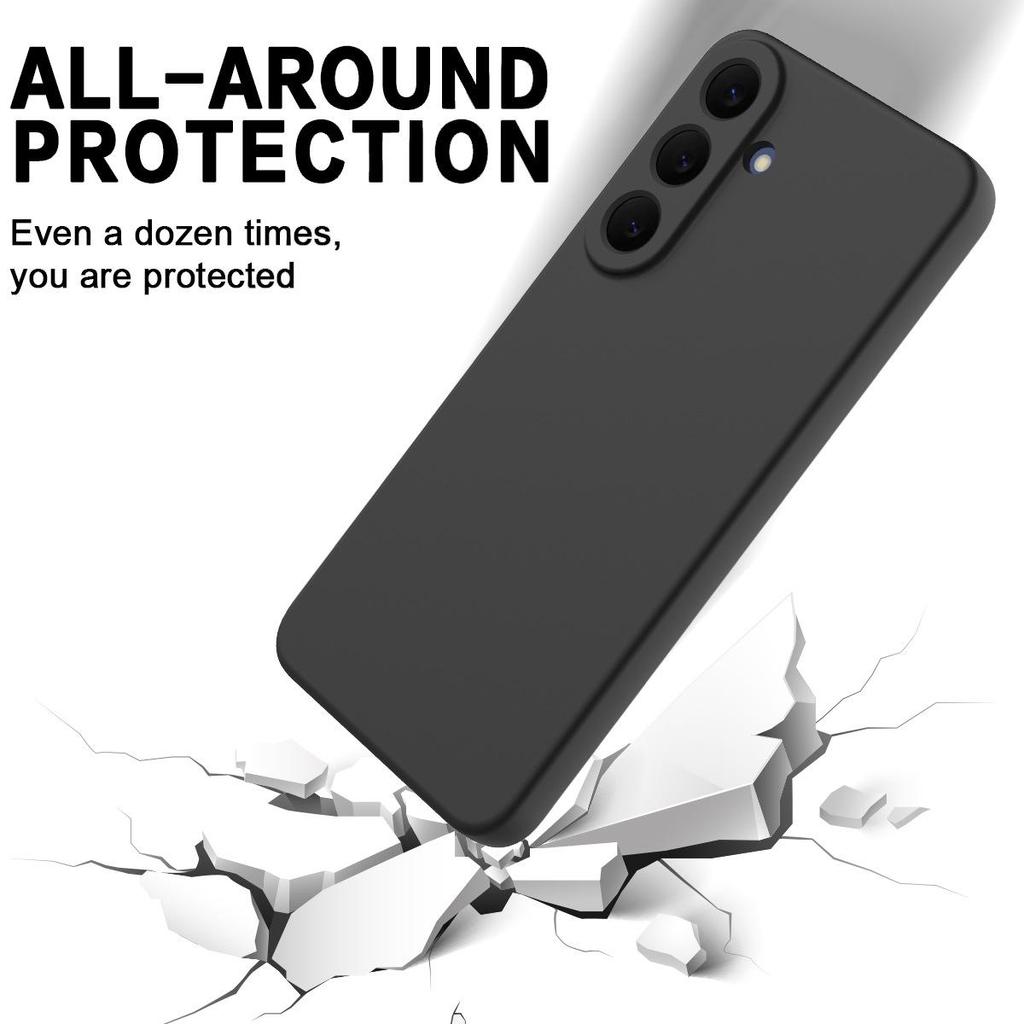 Совместимо с Samsung Galaxy S26+: Новый мягкий силиконовый чехол, приятный для кожи