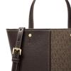 Michael Kors MK Flora Регулируемый съемный плечевой ремень Сумка-тоут Женская тоут Коричневый 32T5GFFC1B-BROWN