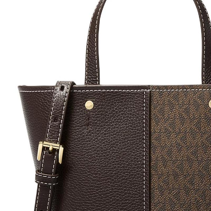 Michael Kors MK Flora Регулируемый съемный плечевой ремень Сумка-тоут Женская тоут Коричневый 32T5GFFC1B-BROWN