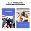 Carbon Car Eyeglass Holder Glasses Storage Clip Accessories For Volvo V40 V60 C30 C70 S60 S80 S90 XC40 XC60 XC70 XC90 T6 ari963